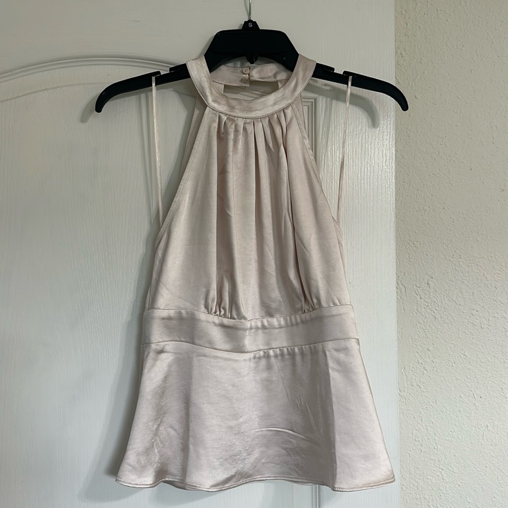 NWT - Peplum Silk Too